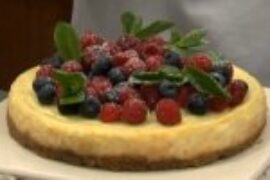 עוגת גבינה אפויה בסגנון ניו יורק