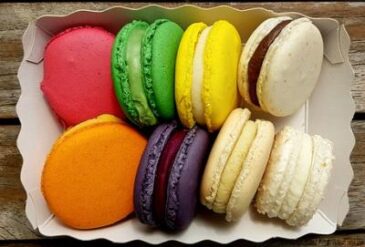 מתכון עוגיות מקרון צבעוניות. מתכון למקרונים