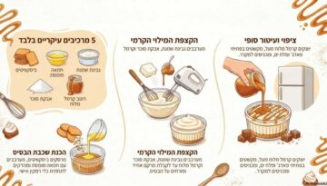 עוגת גבינה קרמל מלוח אישית ב-5 מרכיבים בלבד!