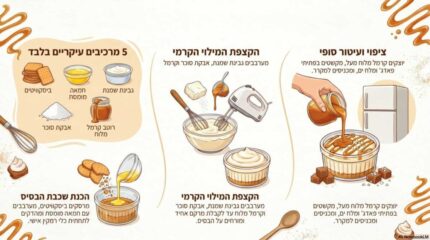 עוגת גבינה קרמל מלוח אישית ב-5 מרכיבים בלבד!