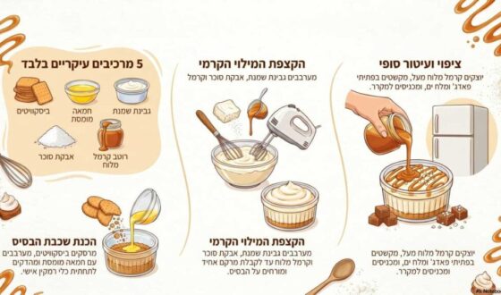 עוגת גבינה קרמל מלוח אישית ב-5 מרכיבים בלבד!