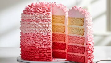 מתכון עוגת אומברה תותים של מרתה סטיוארט