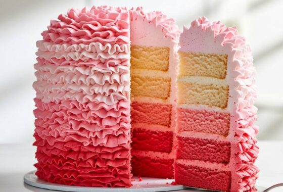 מתכון עוגת אומברה תותים של מרתה סטיוארט