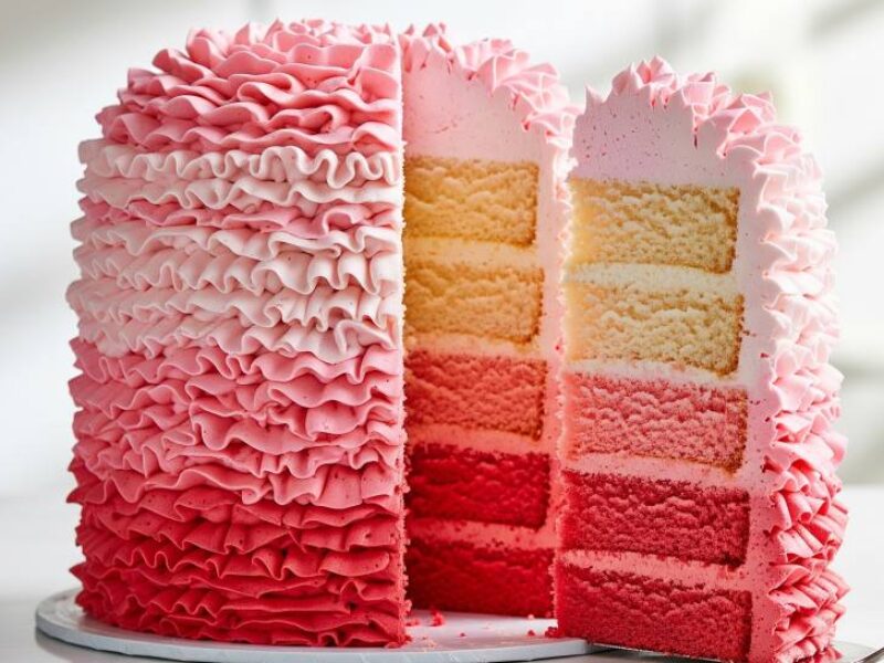 מתכון עוגת אומברה תותים של מרתה סטיוארט