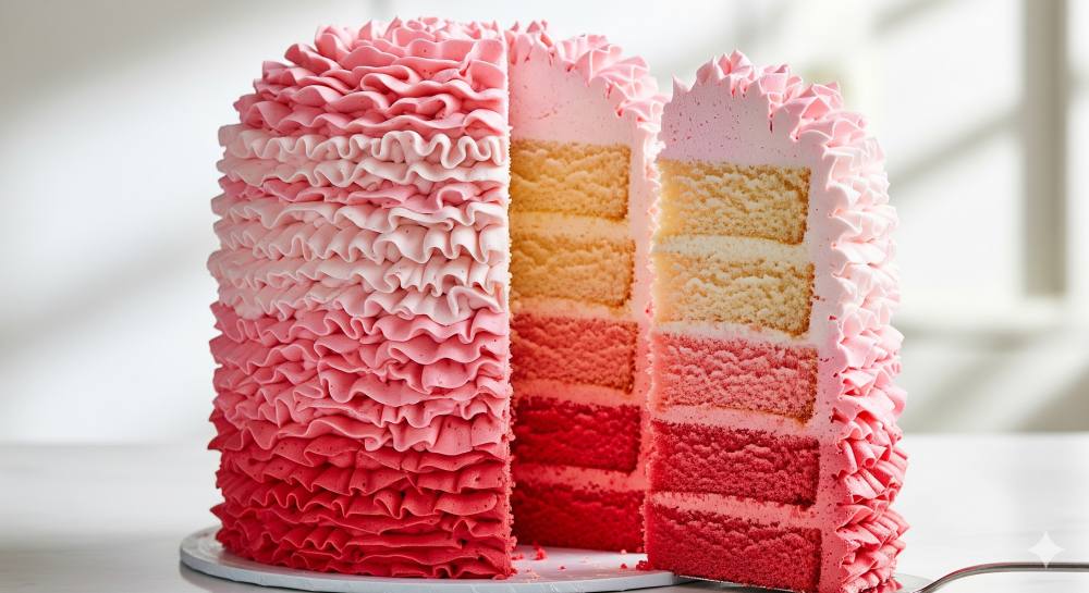 מתכון עוגת אומברה תותים של מרתה סטיוארט